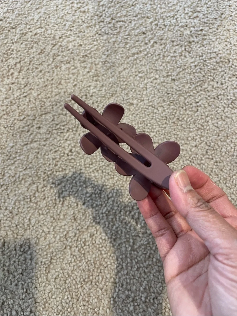 Fashion French Matte Flower Hair Barrette